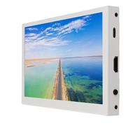 Annadue Pantalla de Monitor Pequeño de 7 Pulgadas, Monitor de Pantalla Portátil de 1024 X 600 con Altavoces Dobles Integrados, Pantalla Táctil LCD con Orificio VESA para PC Portátil para