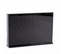 Annadue Pantalla LED de Espectro de Música, Medidor VU en Forma de Ventilador, Pantalla LED RGB, Analizador de Espectro de Audio, de Ritmo con Módulo de Detección de Nive