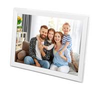 Annadue Pantalla Táctil de la Foto del Marco de Imagen Inteligente de 15 Pulgadas WiFi 1024x768 HD 178 ° de Ancho de Amplio ángulo de 32 GB de Almacenamiento con (Enchufe de la UE)