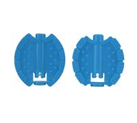 Annadue Pedales de Bicicleta para Niños Pedales de Triciclo de Plástico Duraderos para Cochecito de bebé Pedal de Rueda Delantera 2 Piezas para Bicicleta para Niños, Fácil de Instalar (Blue)