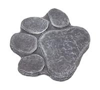 Annadue Piedra Conmemorativa de Huella de Perro, Marcador de Tumbas para Mascotas con Letras, Monumento para Mascotas Al Aire Libre para Césped, Patio, Jardín, Piedra Conmemorativa para con Diseño