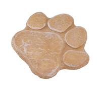 Annadue Piedra Conmemorativa de Huella de Perro, Marcador de Tumbas para Mascotas con Letras, Monumento para Mascotas Al Aire Libre para Césped, Patio, Jardín, Piedra Conmemorativa para con Diseño