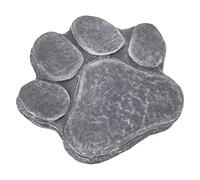 Annadue Piedra Conmemorativa de Huellas de Mascotas, Marcador de Tumbas para Perros con Letras, Monumento para Mascotas para Patio de Césped Al Aire Libre (#1)