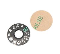 Annadue Pieza de Repuesto de Tapa de Interfaz de Placa de Dial de Modo para 80D Cámara, Parche de Tocadiscos de Modo de Cubierta Superior, Piezas de Reparación de Cámara Digital