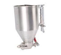 Annadue Pistola Rociadora de Mortero, Acero Inoxidable Tolva de Aire para | Pulverizador neumático de cemento con entrada de 1/4 de pulgada, tolva de 3,5 L, 6 boquillas para pintura de paredes