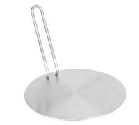 Annadue Placa Convertidora de Difusor de Calor de Acero Inoxidable de para Cocina Eléctrica de Gas, Sartenes No Inductivas, Accesorio de Cocina de Inducción para un Calentamiento Uniforme de 9,4