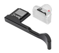 Annadue Plaza de Pulgar para X-M5, Empuñadura Manual de Aleación de Aluminio con Botón de Liberación del Obturador, Diseño Ergonómico para una Bodega y Comodidad Seguras, Adecuada para (BLACK)