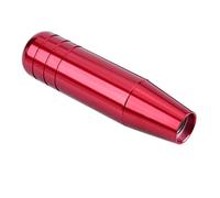 Annadue Pomo de Palanca de Cambios Universal de Aleación de Aluminio para Coche, Palanca de Manual de 5.1 in, Pomo de Corto Negro, Cabezal de de Marchas de Repuesto para Accesorios Interiores del