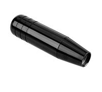 Annadue Pomo de Palanca de Cambios Universal de Aleación de Aluminio para Coche, Palanca de Manual de 5.1 in, Pomo de Corto Negro, Cabezal de de Marchas de Repuesto para Accesorios Interiores del