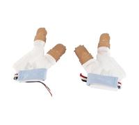 Annadue Protector de Dedos para Chupar el Pulgar del bebé, Protector de Dedos Transpirable de Silicona con Orificios, de 2 para Niños Pequeños, del Pulgar del bebé para Dejar de Chupar el Hábito,