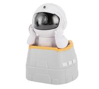 Annadue Proyector de Estrellas LED con Altavoz Bluetooth, Luz Nocturna Spaceman con Control Remoto, Rastro de Estrellas, Efectos Aurora, para Iluminación Ambiental de Dormitorio y Sala