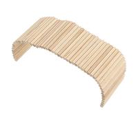 Annadue Puente de Escondite para Mascotas Túnel de Escalada de Madera, Pequeño Túnel Plegable para Mascotas para Conejos, Cobayas, Hámsteres, Escalera de Escondite Interactiva para Jugar a