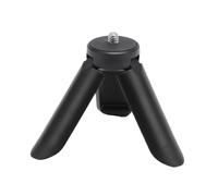 Annadue Puerto de Trípode de la Cámara Portátil para el Bolsillo 3, X4, X5, 1/4 de Pulgada de Tornillo, Trípode Plegable, Capacidad de Carga de 2.5 Kg, Negro