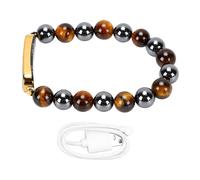 Annadue Pulsera Cristalina Elegante con el Monitor del Sueño, Rastreador | para Mujeres, Rastreador de Actividad, Diseño con Cuentas, Recordatorio de Llamadas, 30 Días de Espera, Sincronización con