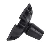 Annadue Punta de Bastón de Silicona con Diseño de 6 Pilares, Fuerte Estabilidad, Punta de Muleta Antideslizante para Bastón, Reemplazo de Almohadilla de Pie, 22mm
