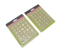 Annadue Punta para Quemar Letras 56 Piezas Punta de Tallado del Alfabeto de Latón para Pirograbado de Leña DIY Marca en Madera Kit de Plantillas de Calabazas de Papel de Cuero