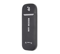 Annadue Punto de Acceso Móvil USB 4G LTE, 150Mbps de Punto de Acceso Móvil Desbloqueado con Ranura de Tarjeta SIM, Enrutador Portátil WiFi Modem para Viajes de Negocios, Soporte 8 (Black)