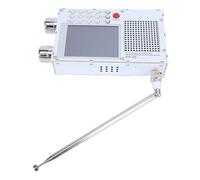 Annadue Radio de Banda Completa, Am/FM/LW/SW Radio de Corta de Banda Mundial con Pantalla LCD Táctil Resistiva de 2,8", Radio Portátil de Alta Sensibilidad Sintonizador para Coche (White)