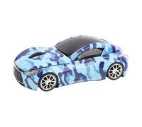 Annadue Ratón Inalámbrico en Forma de Automóvil Deportivo, 2.4 G de Ratón de Juego Ergonómico con Receptor USB, 1600 dpi, Sueño Automático, Amplia Compatibilidad, para la Escuela de (Blue)