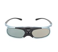 Annadue Recargables Gafas 3D Obturador Ángulo Amplio 178 (Azul Claro) | Gafas activas 3D, con batería recargable, claridad HD 1080P, ajuste apto para miopía, uso de cine en casa