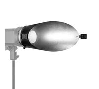 Annadue Reflector de Fondo, Diseño Inclinado, Tecnología de Luz Suave para Fotografía de Retratos y Naturaleza Muerta, con Compatible con Flash de Montaje