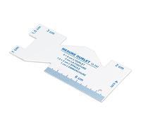 Annadue Regla de Costura de Aluminio Medidor de Medición de Costura portátil: Herramienta Práctica para Hacer Patrones de Corte de Dibujo, Calibración Precisa y Duradera para Acolchar, Coser, Bordar