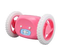 Annadue Reloj Despertador con Ruedas Extra Ruidoso, Reloj Vibratorio Inteligente con Ruedas, Función de Repetición, Fácil Configuración, para Personas Que Duermen Mucho