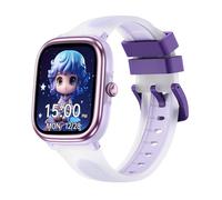 Annadue Reloj Inteligente para Niños, Elegante Reloj Inteligente con Pantalla Táctil HD con Linterna, Juegos de Rompecabezas, Libros de Cuentos, Reproductor de Música, Monitoreo d (Violeta)
