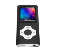 Annadue Reproductor MP3, Bluetooth 5.3, Pantalla de 1,8 Pulgadas, Reproductor de Música HiFi con Radio FM, Libro Electrónico, Memoria de 32 GB MP3 Portátil para Deportes Al Aire Libre (Black)