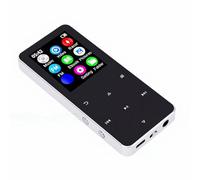 Annadue Reproductor MP3, Reproductor de Música Portátil con Bluetooth 5.0, Sonido HiFi, Grabadora de Voz, Radio FM y Pantalla de 1,8 Pulgadas (Silver)