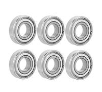 Annadue Rodamientos de Bolas en Miniatura 6900ZZ, Rodamientos de Acero con Doble Blindaje de 10x22x6 Mm para Patinetas, Rodillos, Ruedas de Patín, Proyectos de Bricolaje