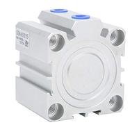 Annadue SDA40 Thin Air Cylinder, Cilindro de Aire de Doble Accion de | Cilindro neumático compacto, doble efecto con amortiguador fijo, para equipos de automatización