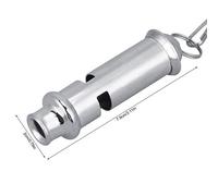Annadue Silbato Ultrasónico de Acero Inoxidable para Palomas, Herramienta | Sonido ultrasónico, cuerpo de acero inoxidable, miniligero, adiestramiento de aves, con cordón