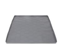 Annadue Silicone Appliance Mat 60x60cm Under Washer Dryer Fridge (GRAY) | Almohadilla gruesa que absorbe los golpes, protector del piso del lavadero, textura antideslizante, ajuste fácil