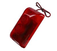 Annadue Sirena Estroboscópica con Cable de 12V y 15W, Alarma de Sonido con Luz Intermitente Roja para la Seguridad del Hotel en el Hogar