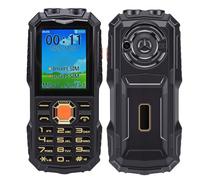 Annadue Smartphone Resistente 4G LTE, Teléfono Móvil 2G 4G con Botones Grandes para Personas Mayores, Ranuras para Tarjetas SIM Duales, Calculadora de Alarma con Calendario MP3 SOS FM, (Black)