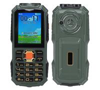 Annadue Smartphone Resistente 4G LTE, Teléfono Móvil 2G 4G con Botones Grandes para Personas Mayores, Ranuras para Tarjetas SIM Duales, Calculadora de Alarma con Calendario MP3 SOS FM, (Green)