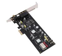Annadue Soporte de Tarjeta de Sonido PCIE para Tarjeta de Sonido Interna HiFi Digital Coaxial de Fibra óptica SSS1700, ADC Integrado y Convertidor de Digital a Analógico
