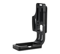 Annadue Soporte en L para Nikon D800 D810 D800E Camaras | Base , tornillo de 1/4 de pulgada, cuerpo de aluminio CNC, acceso a la puerta de la batería, agarre liviano