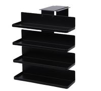 Annadue Soporte para Cápsulas de Sabor, Estante de Almacenamiento de Hierro con Diseño Vertical, Fácil Instalación para Encimera Organizada, Incluye Herramientas de Montaje