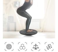 Annadue Tabla de Equilibrio para Yoga, Tabla Oscilante de Rotación 360