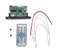 Annadue Tablero Decodificador de Audio Bluetooth MP3 MP4 MP5 con Pantalla Digital LED y Control Remoto, Módulo Decodificador Bluetooth 5.4 HD Amplificador Reproductor de Audio y Video