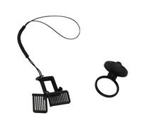 Annadue Tapas de Obturador de la Cámara, Tapas de Obturador de Cámara Instantánea con Cuerda Anti -pérdida para 400 Ancho, Cubierta Protectora Anti Mistouch con Controlador de (Black)