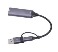 Annadue Tarjeta de Captura de Video, 4K@30Hz HDMI a USB 3.0 Tipo C Tarjeta de Captura para Transmisión, 1080P@60Hz, para Juegos, Videoconferencias, Enseñanza, Transmisión en