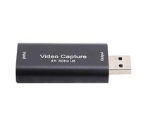 Annadue Tarjeta de Captura de Vídeo 4K a USB 3.0 1080p 60Hz con Baja Latencia para Streaming Gaming PC Switch OBS