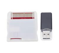 Annadue Tarjeta de Memoria para Videojuegos NDS para R4 Flashcart WOOD, Adaptador de Tarjeta Flash para Juegos de Consolas Profesionales para NDS/MD/GB/GBC/para Famicom/PCE (Conjunto MADERA HK
