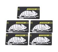 Annadue Tarjeta de Prueba de Reptiles para Dragón Barbudo, Tarjeta de Sensor UVB para Lámpara de Calefacción, de Prueba Rápida para Terrario de Reptiles, Medidas Fáciles, Indicador UVB Reutilizable