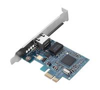 Annadue Tarjeta de Red PCI-E Gigabit, Adaptador Fast Ethernet BCM5751 10/100/1000M, Tarjeta de Red de Escritorio para PC, de Cableada de Perfil bajo Ideal para Juegos de Oficina en Casa