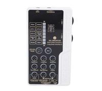 Annadue Tarjeta de Sonido con Disfraz de Voz Bluetooth, Máquina Portátil de Efectos de Sonido para Juegos, Transmisión en, Consola PS, PC, Teléfono y Computadora Portátil