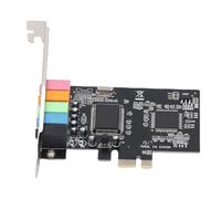 Annadue Tarjeta de Sonido PCIe, Tarjeta de Interna 5.1 con Soporte de Perfil bajo para 7 Vista 32 PC de 64 bits, Sonido Envolvente Estéreo 3D, Eliminación de Balance de Ruido